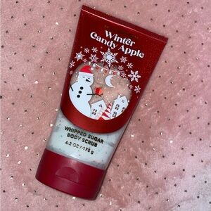 Bath & Body Works 6.2oz Winter Candy Apple Whipped Sugar Body Scrub